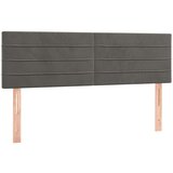  Box spring posteljni z vzmetnico temno siv 140x190 cm žamet, (20789951) | Shoptok.si
