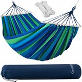  Vrtna viseća mreža za dvije osobe 180x160cm do 150kg dugino plava | shoptok.hr