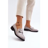 VINCEZA Women's Gray Patent Loafers Nerilaja | shoptok.hr
