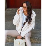 Resti Cream women's imitation fur jacket | Shoptok.si