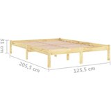  Za krevet od masivne borovine 120 x 200 cm | shoptok.hr