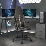  Gaming stol črno in kamuflažno umetno usnje Cene