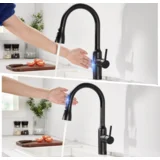  Otkrijte najbolju kuhinjsku slavinu na senzor ELITE EDITION BKS1299<span> - </span>Crna