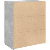  Komoda siva boja betona 80 x 42,5 x 93 cm od konstruiranog drva | shoptok.hr