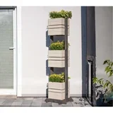 Maja | Drvena vertikalna žardinjera za cvijeće | 37 L | Siva - BRANDED IN GERMANY
