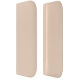  Uzglavlje s ušima boja cappuccina 83x16x78/88 cm umjetna koža | shoptok.hr