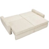 CARRYHOME ZOFA S POSTELJNO FUNKCIJO, krem barve tekstil | Shoptok.si