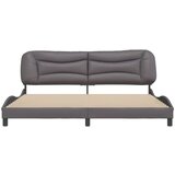  Okvir za krevet s uzglavljem sivi 200x200 cm od umjetne kože | shoptok.hr