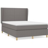  s oprugama i madracem tamnosivi 140x190 cm od tkanine | shoptok.hr