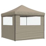 Šator za svadbe - šator za zabave Sivo-smeđa 292 x 292 x 315 cm Oxford tkanina | shoptok.hr