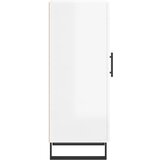  Komoda sjajna bijela 34,5 x 34 x 90 cm od konstruiranog drva | shoptok.hr
