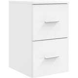 vidaXL Kopalniška omarica vmes Bela 30 x 35 x 50 cm Inženirski les, (5000245696) | Shoptok.si