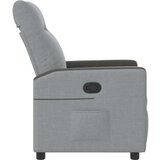 vidaXL Naslanjač svetlo sivo blago | Shoptok.si