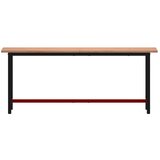  Radni stol 200x55x81,5 cm od masivne bukovine i metala | shoptok.hr