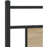  Posteljni okvir brez vzmetnice sonoma hrast 107x203 cm inž. les, (21790671) | Shoptok.si