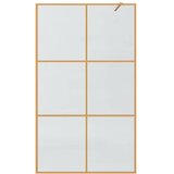  Zid za walk-in tuš Zlatno 115 x 195 cm Staklo otporno na udarce | shoptok.hr