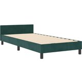  Postelja Temno Zeleno 90x200 cm Žamet, (22049234) | Shoptok.si