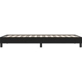 vidaXL posteljni okvir brez vzmetnice črna 80x210 cm žamet | Shoptok.si