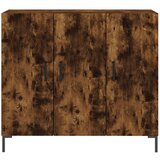  Komoda boja dimljenog hrasta 90 x 34 x 80 cm konstruirano drvo | shoptok.hr