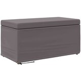  Stolica Siva 81 x 41 x 40 cm Umjetna Koža i Fino Radeći Drvo - Siva 80 cm Umjetna koža | shoptok.hr