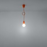  Sollux SL.0584 - Luster na sajli DIEGO 1xE27/60W/230V narandžasta | Eponuda.com