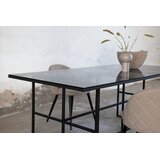 Venture Home Leif pravokutni blagovaonski stol 200 × 90 cm, crni | shoptok.hr