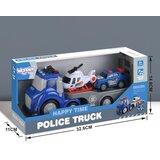 Woopie plavi policijski tegljač gradski kamion zvučni i svjetlosni efekti | shoptok.hr