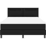  Krevet s opruga kutije Crna 160 x 200 cm Umjetna koža | shoptok.hr