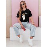 DStreet T-shirt damski z misiem MISTREET czarny | Shoptok.si