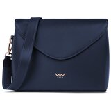 Vuch Kožna crossbody torba Byrsa Grace Dark Blue, 20 x 24 cm Slike