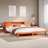 vidaXL Krevet s regalom za knjige bez madraca 180x200 cm od borovine Cijene