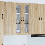 vidaXL Stenska kuhinjska omarica z vrati sonoma hrast 60 x 31 x 100 cm | Shoptok.si