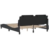  Okvir za krevet bez madraca Zadar crni 160x200 cm od umjetne kože | Eponuda.com