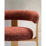 Kave Home Blagovaonska stolica od čvrste jeseni u prirodnoj boji/boja terakote Granite – | shoptok.hr