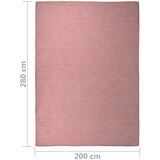 Vanjski tepih ravnog tkanja 200 x 280 cm crveni | Eponuda.com