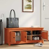 Ormar za cipele Vosak Smeđa 110 x 38 x 45,5 cm Masivna borovina | shoptok.hr
