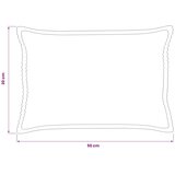  Presvlaka za jastuk 6 kom. HOUTEN Svijetlozeleni sivi Kord - Svijetlo zelena siva 30 x 50 cm 6 | shoptok.hr