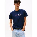 Tommy Jeans Majica mornarsko plava / crvena / bijela | shoptok.hr