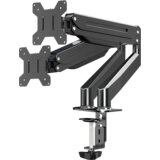  NOSAČ ZA DVA MONITORA ESPERANZA DESK HOLDER WITH GAS SPRING FOR 2 COMPUTER MONITORS 17"-27" MACHE, ERW020 u