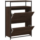 Furnova Omarica za čevlje rjavi hrast 75x34x112 cm inženirski les, (21954432) | Shoptok.si
