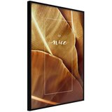  Poster - Banana Leaves with a Message (Sepia) 30x45 | shoptok.hr