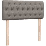  Krevet s oprugama i madracem smeđesivi 120 x 200 cm od tkanine | shoptok.hr