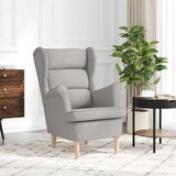 vidaXL Fotelja oblačno siva 74x84x100 cm od tkanine | shoptok.hr