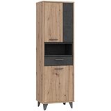 CARRYHOME Regal Raven, Barva Hrasta, Temno Siva Cene