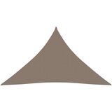 vidaXL senčno jadro oksford blago trikotno 5x7x7 m taupe | Shoptok.si