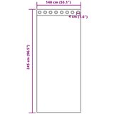  Zavjese za zamračivanje 2 pcs Žuta 140 x 245 cm Baršun | shoptok.hr