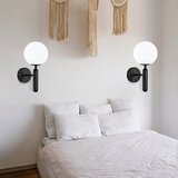 Toolight Zidni svijećnjak G097-1W BLACK | shoptok.hr