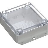 TRU COMPONENTS 6U07121205737 TC-13865300 industrijsko kućište 151.4 x 121.4 x 45 ABS-PC prozirna, svijetlosiva 1 kom. | Eponuda.ba