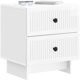  Noćni ormar s ladicama Bijela visokog sjaja 43 x 34,5 x 47,5 cm | shoptok.hr