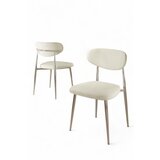 Hanah home set stolica (6 komada) vina cream chrome Cene